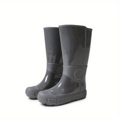 Quick Dry Flat Rain Boots Waterproof Non Slip PVC Labor Shoes