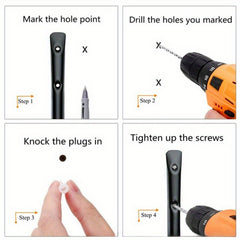 6pcs Heavy Duty Garage Hooks Steel Tool Storage Hangers Wall Mounted Hanging Hoo