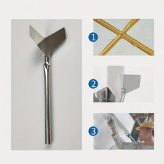 Stainless Steel Putty Tool Corner Scraper Right Angle Corner Puller