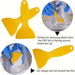 4pcs Plastic Shovel Clean Putty Batch Scraping Blade Kitchen Cleaning Tool