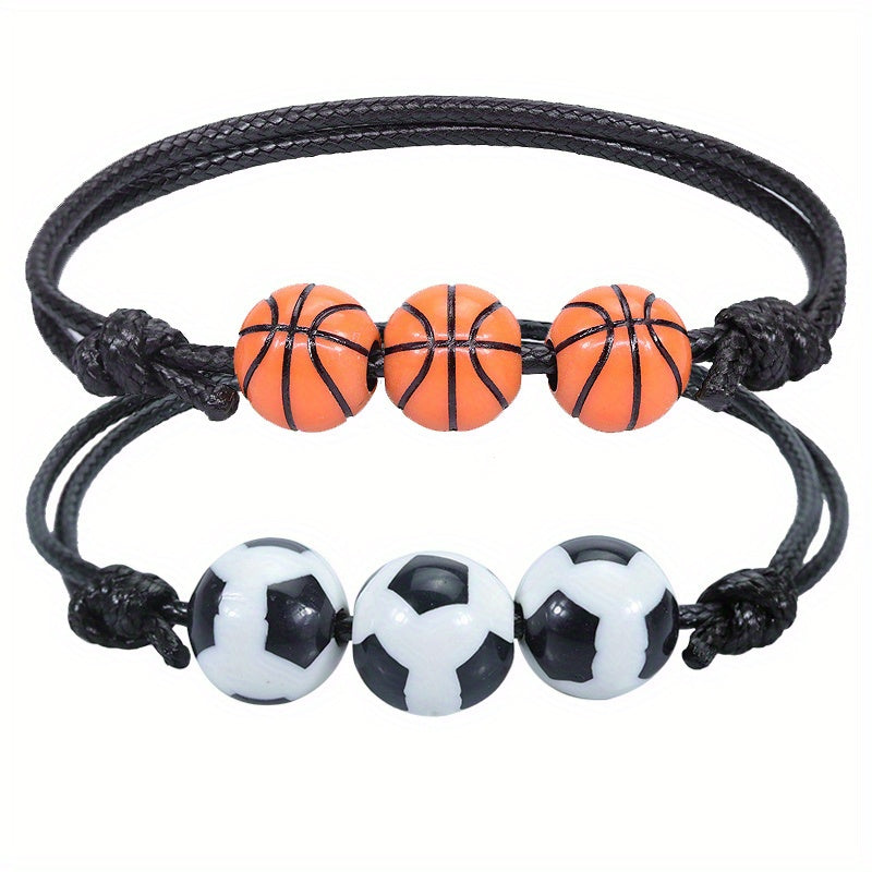 20-40Pcs Sports Themed Charm Bracelet - Perfect Gift