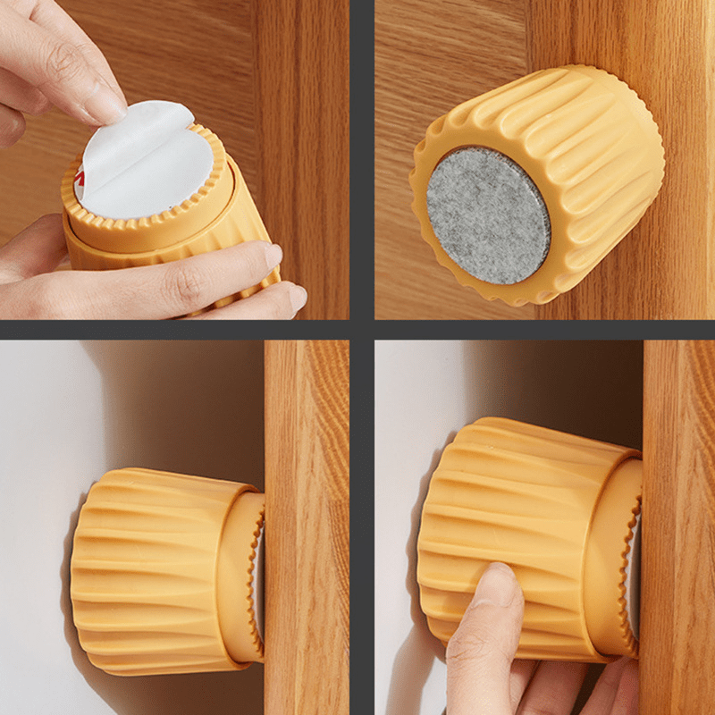 2pcs Adjustable Headboard Stoppers Self Adhesive Stabilizers