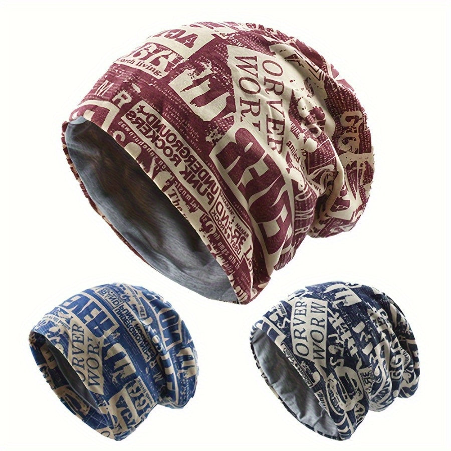 Stylish Knitted Beanie Hat for Women Men