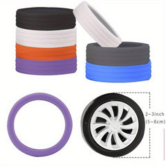 4pcs Luggage Wheels Silicone Protective Covers