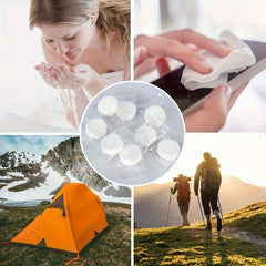 30pcs Compressed Towels Disposable Portable Towels for Outdoor Hiking Camping