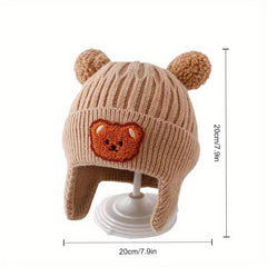 Kids Knitted Hat Winter Beanie Warm Baby Hat
