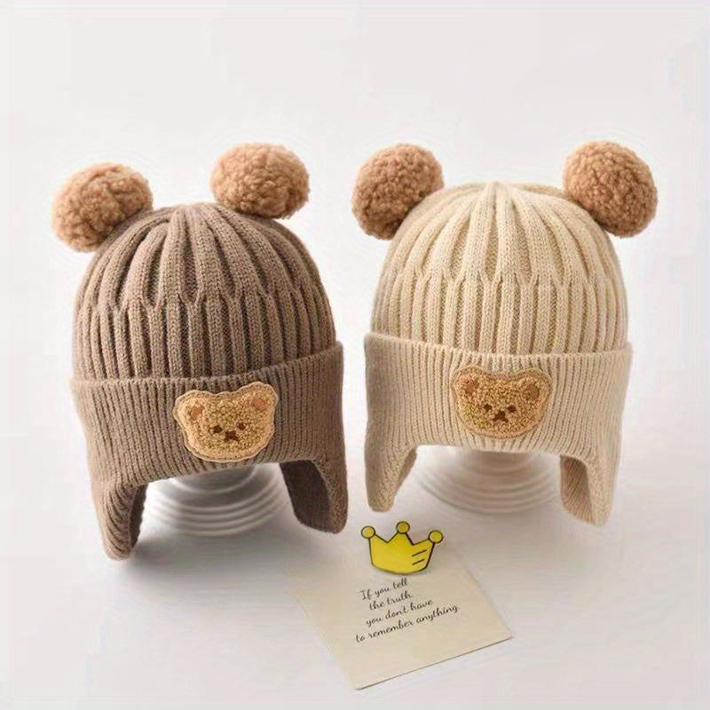 Kids Knitted Hat Winter Beanie Warm Baby Hat
