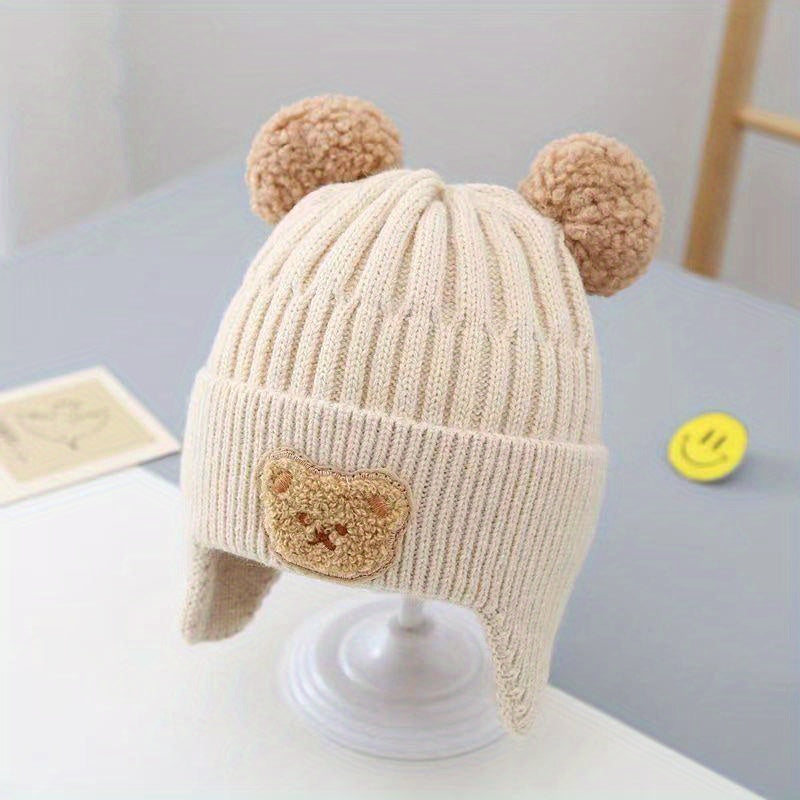 Kids Knitted Hat Winter Beanie Warm Baby Hat