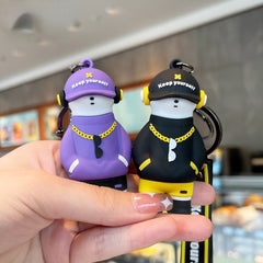 Bear Keychain Cartoon Car Key Bag Hanging Pendant Accessories