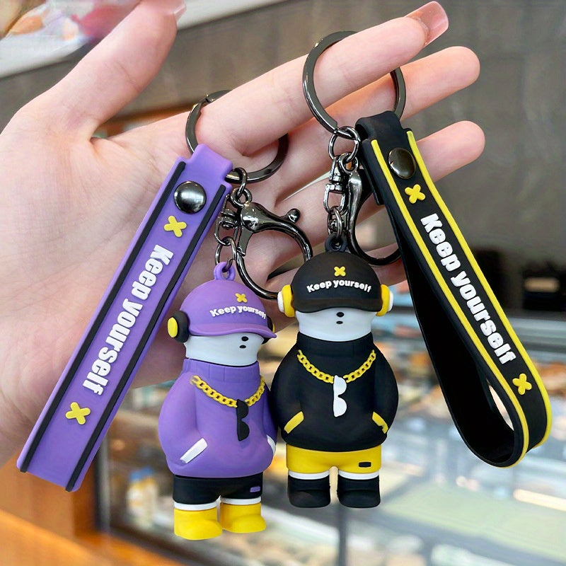 Bear Keychain Cartoon Car Key Bag Hanging Pendant Accessories