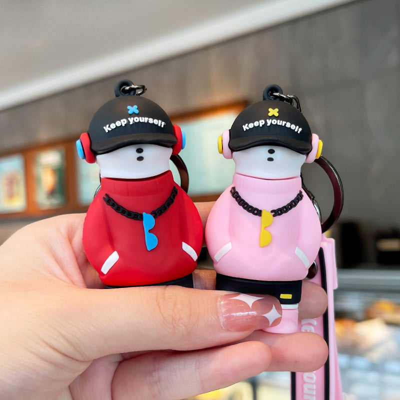 Bear Keychain Cartoon Car Key Bag Hanging Pendant Accessories