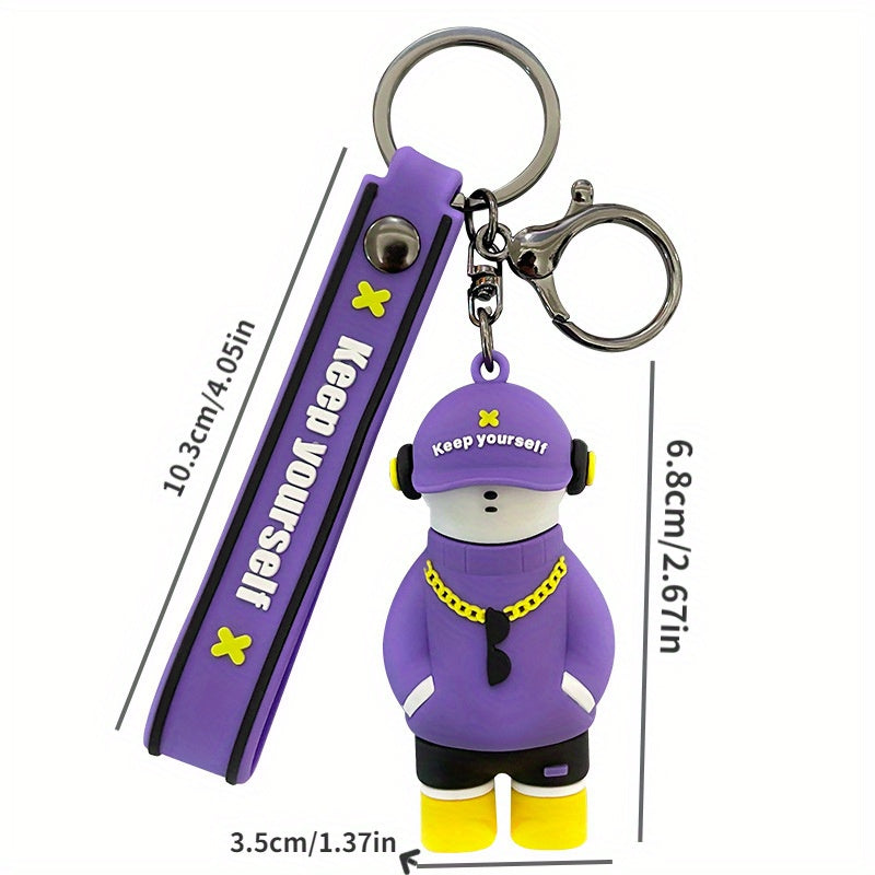 Bear Keychain Cartoon Car Key Bag Hanging Pendant Accessories