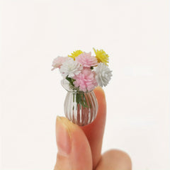 Mini Dollhouse Furniture Models Vase Ornament Gift