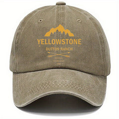 Printed Baseball Cap for Men and Women Vintage Dad Hat Outdoor Sun Hat