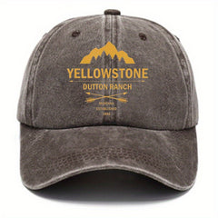 Printed Baseball Cap for Men and Women Vintage Dad Hat Outdoor Sun Hat