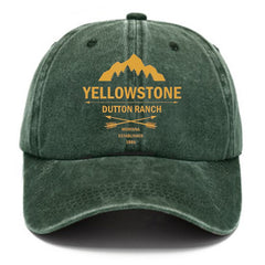 Printed Baseball Cap for Men and Women Vintage Dad Hat Outdoor Sun Hat