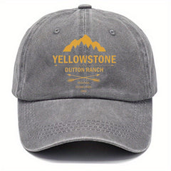 Printed Baseball Cap for Men and Women Vintage Dad Hat Outdoor Sun Hat