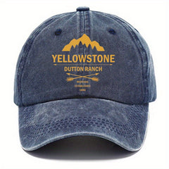 Printed Baseball Cap for Men and Women Vintage Dad Hat Outdoor Sun Hat