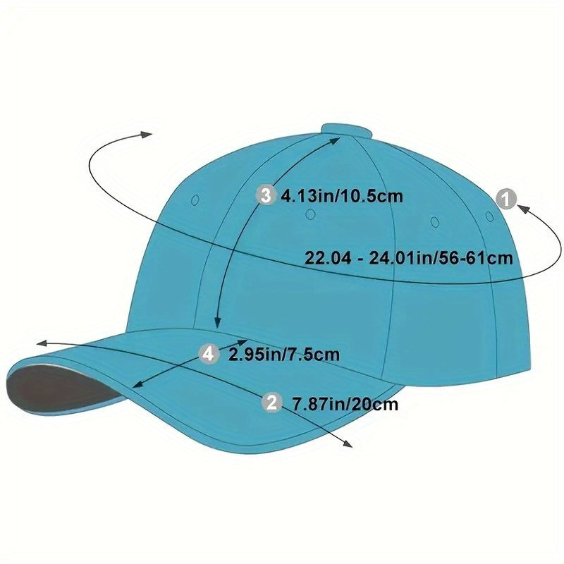 Soft Top Baseball Cap Dad Hat Outdoor Sun Hat Fishing Mountaineering