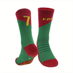 Men's Non Slip Football Socks Thickened Sports Crew Socks
