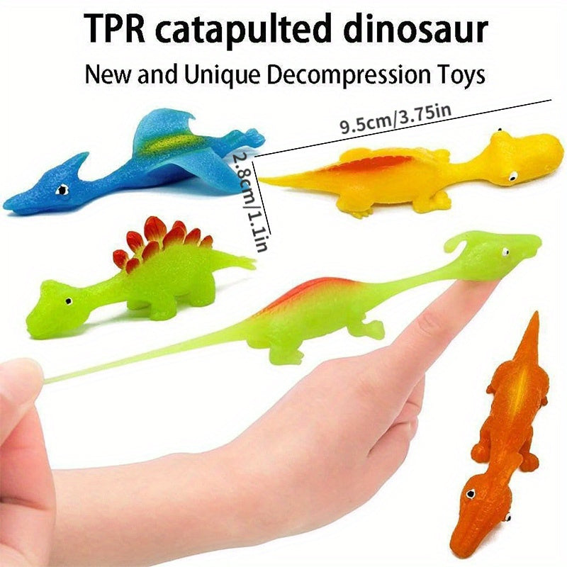 5pcs Catapult Finger Slingshot Venting Fun Wall Toy