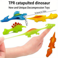 5pcs Catapult Finger Slingshot Venting Fun Wall Toy