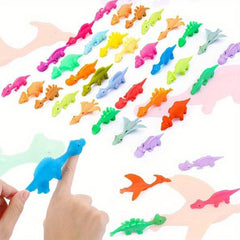 5pcs Catapult Finger Slingshot Venting Fun Wall Toy