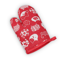 2pcs Nordic Style Heat Insulating Gloves for Microwave and Oven