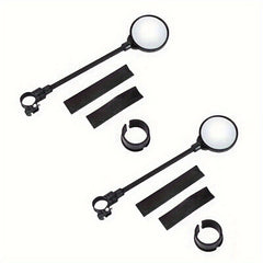 2pcs Bike Rear View Mirror 360 Rotatable Adjustable Wide Angle Universal