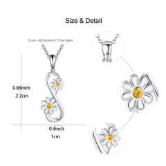 Daisy Necklace Great Christmas Halloween Thanksgiving Gift Year's Gift Gift