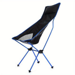 Portable Folding Chair Aluminum Alloy Moon Chair for Outdoor Camping