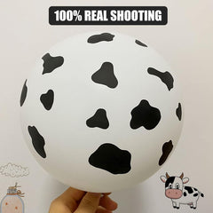 26pcs Cow Balloons Giant Cow Shape Mylar Balloon Set Farm Animal Balloons