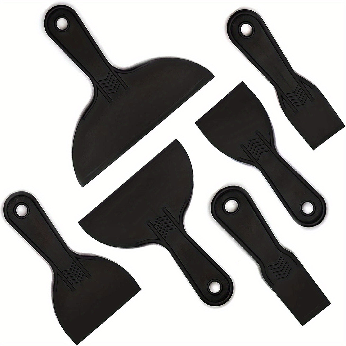 2pcs 5 08cm Flexible Plastic Paint Scraper Tool Spackling Putty Set