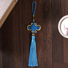 Chinese Knot Tassel Hanging Ear Golden Edge Rich Knot Small Gift