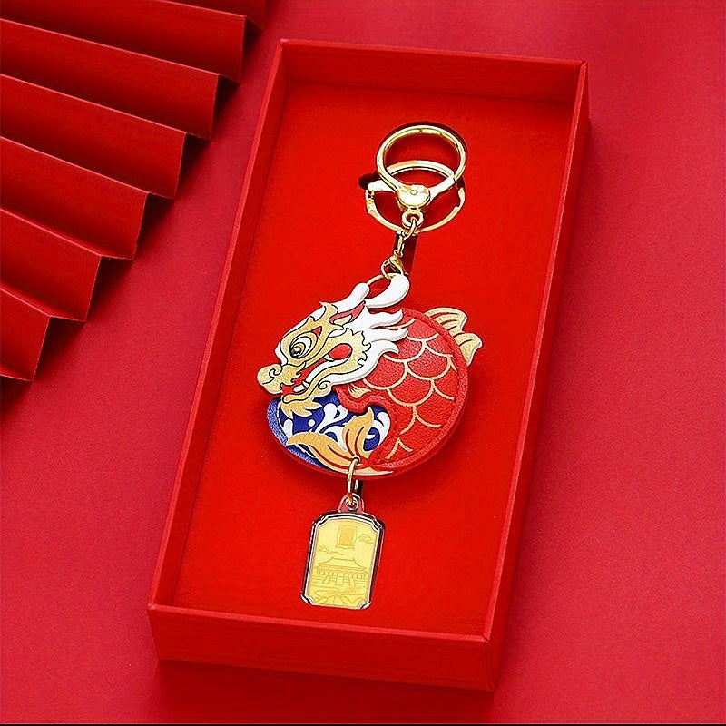 Dragon Key Chain Chinese Style Backpack Pendant Year Gift