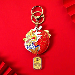 Dragon Key Chain Chinese Style Backpack Pendant Year Gift