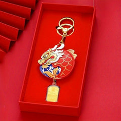 Dragon Key Chain Chinese Style Backpack Pendant Year Gift