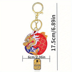 Dragon Key Chain Chinese Style Backpack Pendant Year Gift