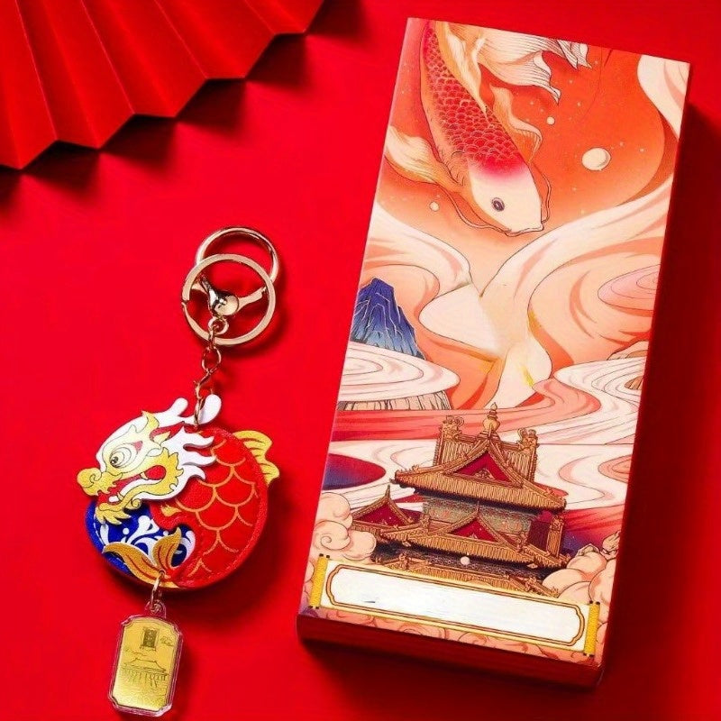 Dragon Key Chain Chinese Style Backpack Pendant Year Gift
