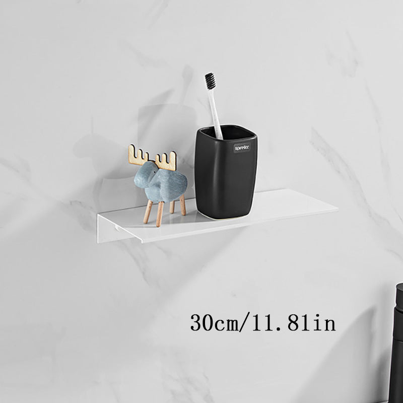 Brushed Golden Bathroom Storage Rack Modern Bathroom Shelves Kitchen Wall Shelf