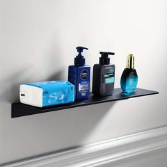 Brushed Golden Bathroom Storage Rack Modern Bathroom Shelves Kitchen Wall Shelf