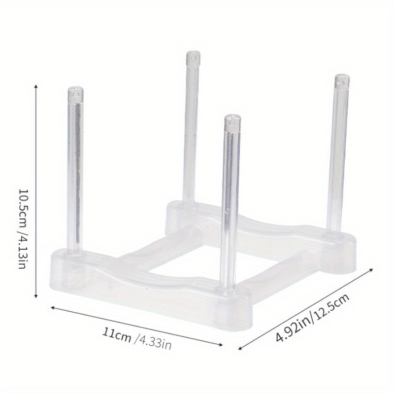 Stackable Cup Storage Rack Transparent Desktop Holder