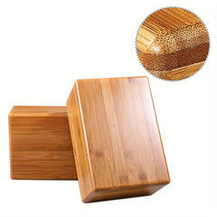 Bamboo Fiber Yoga Block Lightweight Fitness Brick for Gym Workout