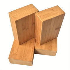 Bamboo Fiber Yoga Block Lightweight Fitness Brick for Gym Workout