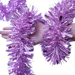 Colorful Tinsel Christmas Tree Party Decoration