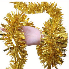 Colorful Tinsel Christmas Tree Party Decoration