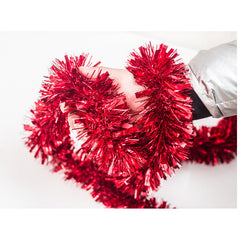 Colorful Tinsel Christmas Tree Party Decoration