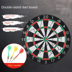 Double Sided Dart Board Set for Indoor Game Entertainment