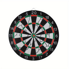 Double Sided Dart Board Set for Indoor Game Entertainment