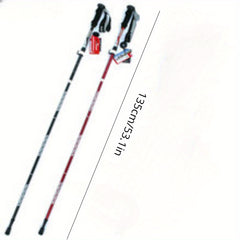 Aluminum Hiking Cane With Shock Absorption Straight Handle